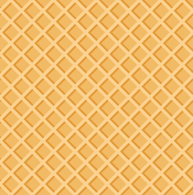 Crisp waffles summer pattern seamless texture