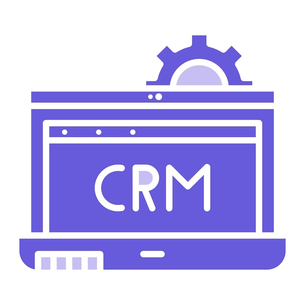 CRM-vectorillustratie