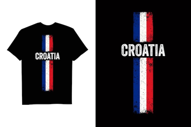 T-shirt con bandiera della croazia flag soccer jersey 2022