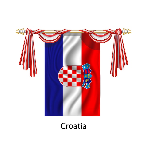 Croatia Flag Vector Illustration