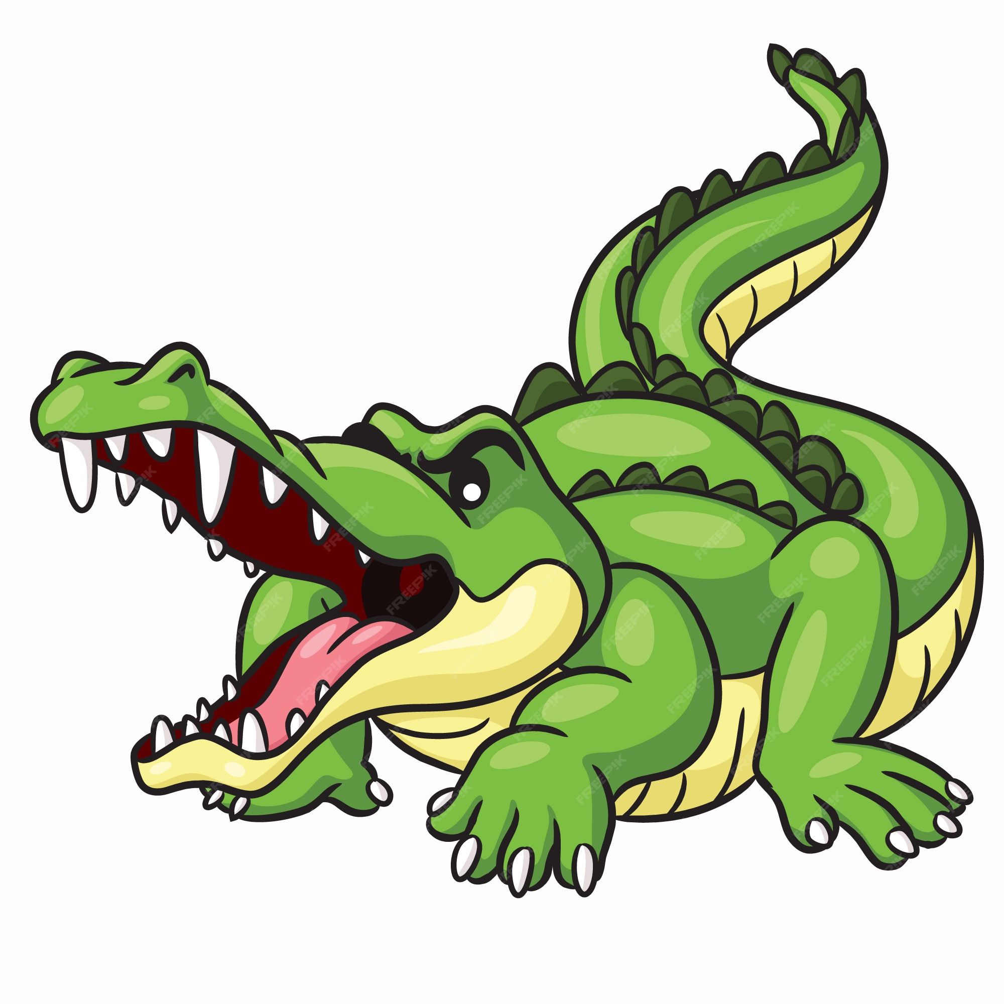 Premium Vector | Crocodile Cute Cartoon