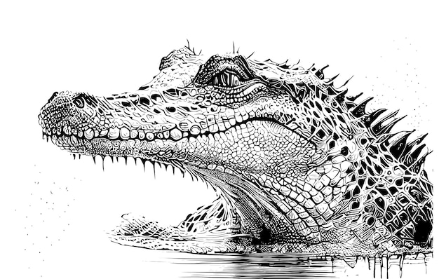 20 Easy Crocodile Drawing Ideas - How To Draw Crocodile - DIY Crafts