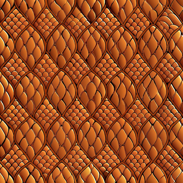 Vector crocodile skin seamless pattern background vector illustration for fabric and apparel accessories