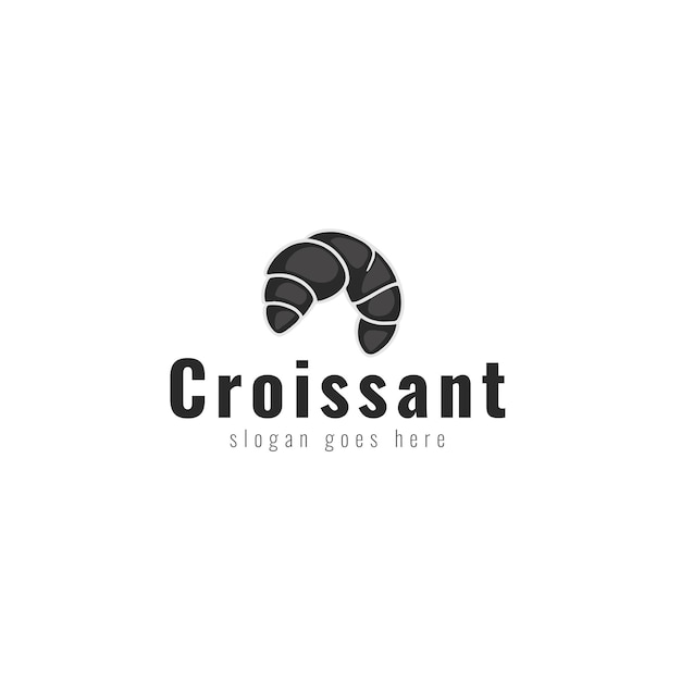 Vector croissant vector logo design