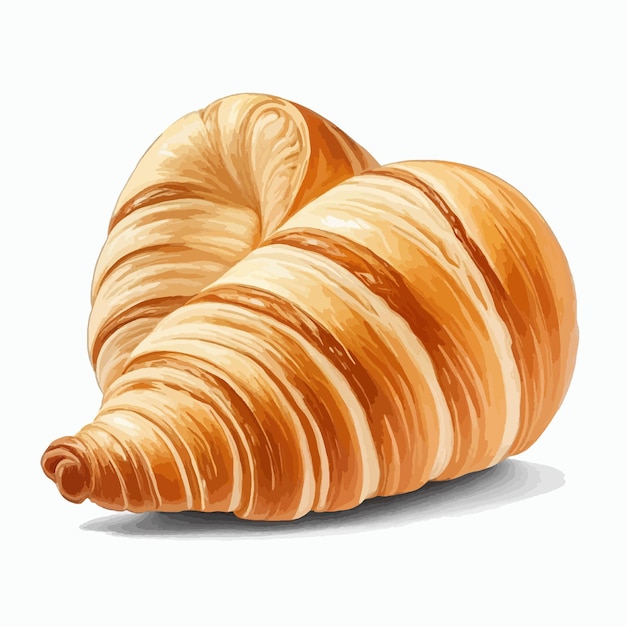 croissant voedsel vector