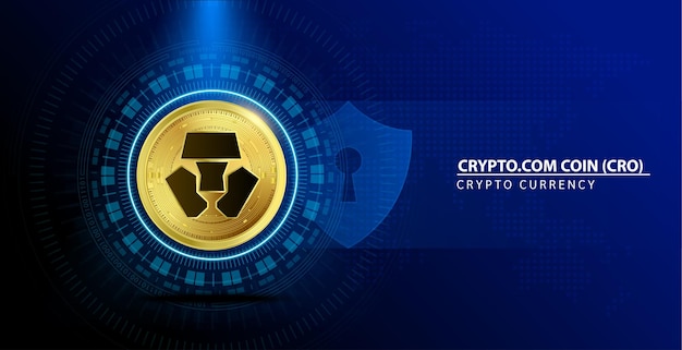 cronos cro coin gold cryptocurrency blockchain future digital currency replacement technology