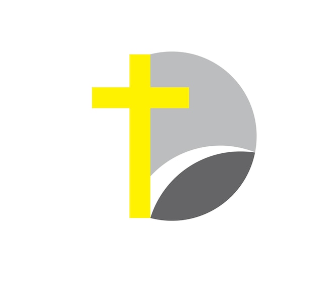 Cross Church Way 로고 아트 벡터 디자인