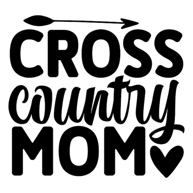 cross country mom SVG