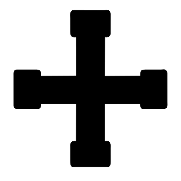 cross and craw pictogram