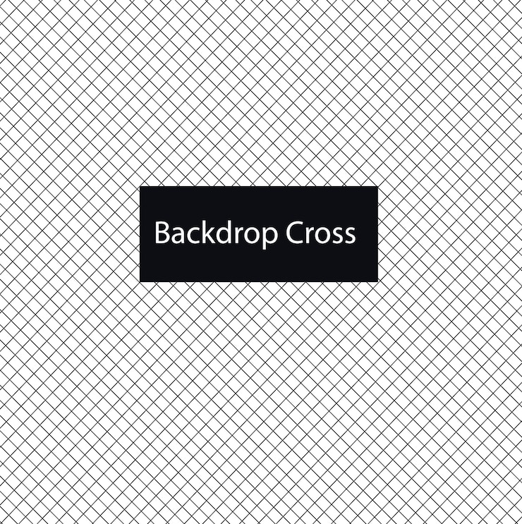 Vector cross line backdrop 
