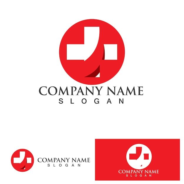 Cross Medical Logo template vector illustration