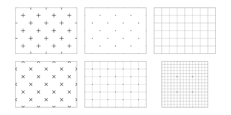 Vector cross pattern plus sign