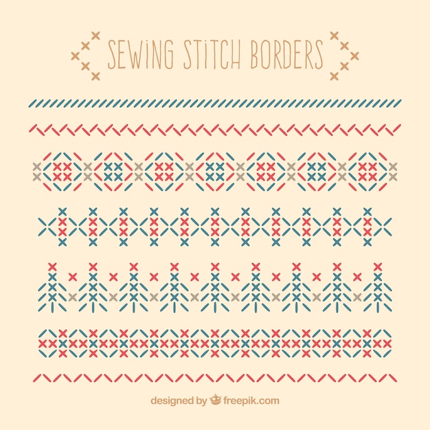 Cross stitch borders