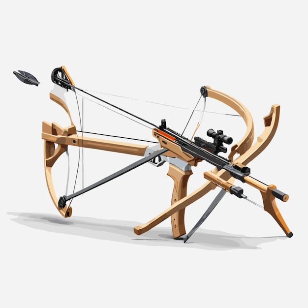 Vector crossbows vector on a white background