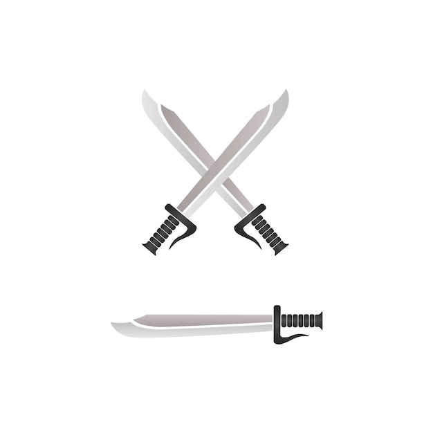 crossed sword illustration