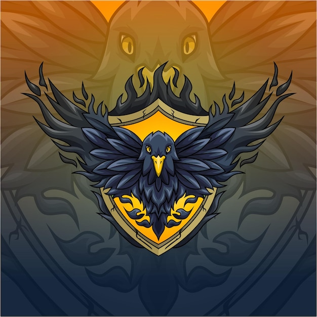 Vector crow gaming-logo