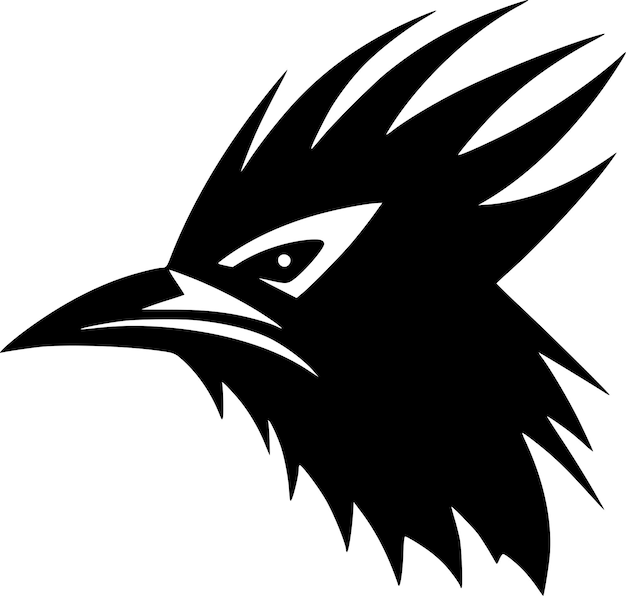 Vector crow high quality vector logo vector illustration ideal for tshirt graphic