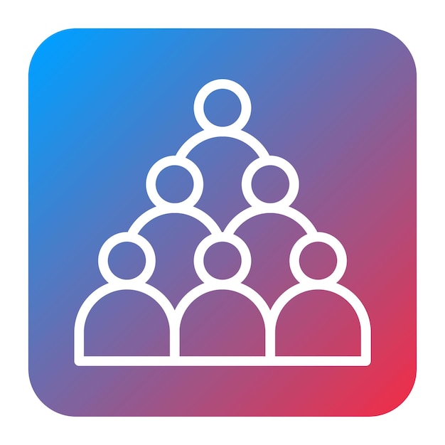 Crowd icon vector afbeelding Kan worden gebruikt voor Rock and Roll