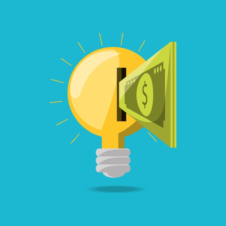 Vector crowdfunding business financial company support