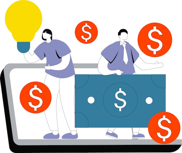 crowdfunding illustration