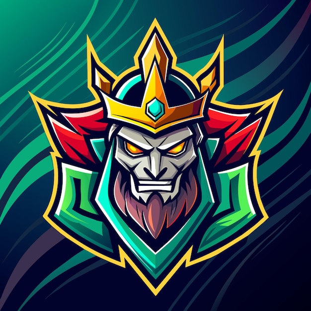 Crown A tot Z Logo Design Illustratie voor Esport