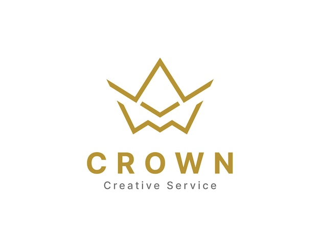 Vector crown agency group vector logo template for corporate business