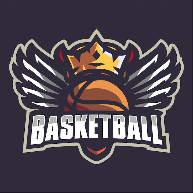 Crown basketball team logo