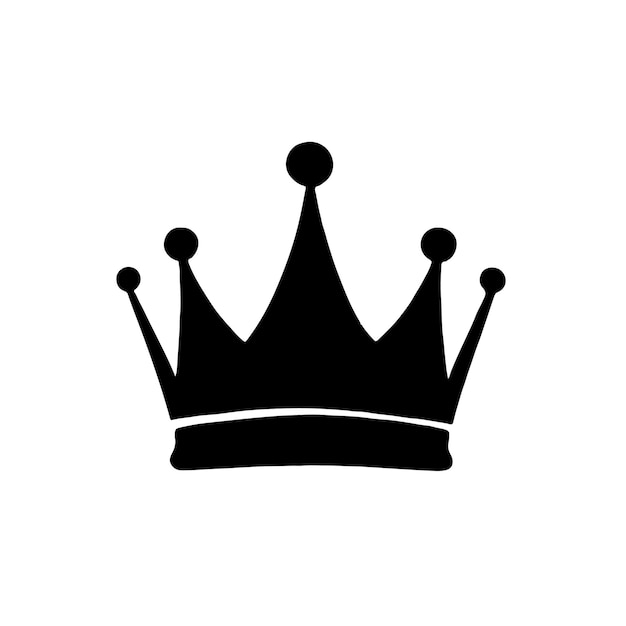 Crown black icon