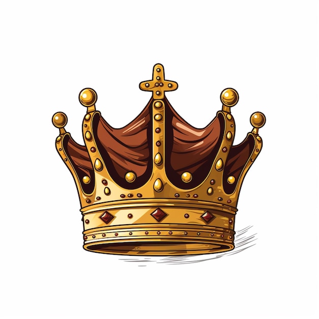 Crown cartoon vector