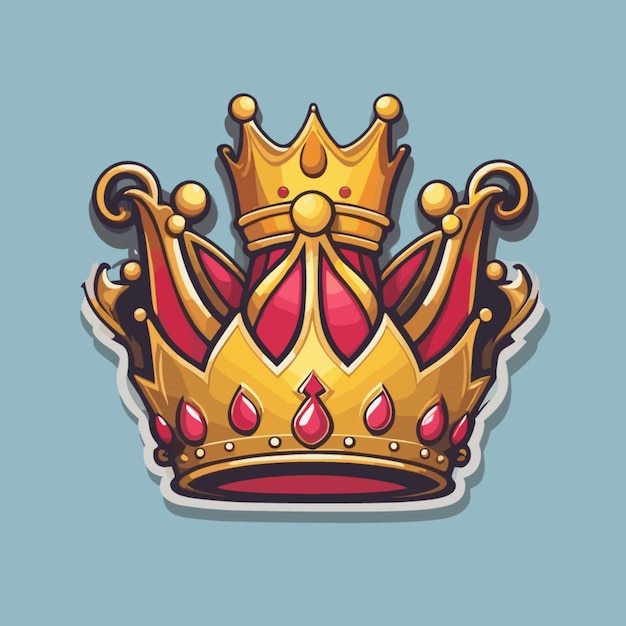 Crown cartoon vector