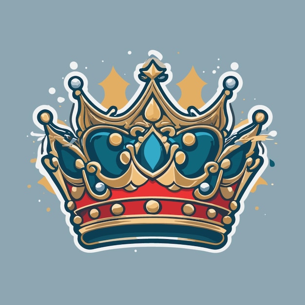 Crown cartoon vector