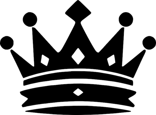 Crown High Quality Vector Logo Vector illustratie ideaal voor T-shirt grafiek