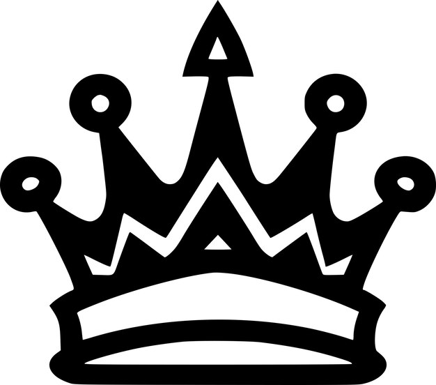 Crown High Quality Vector Logo Vector illustration ideal for Tshirt graphic