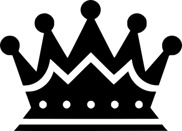 Crown High Quality Vector Logo Vector illustration ideal for Tshirt graphic