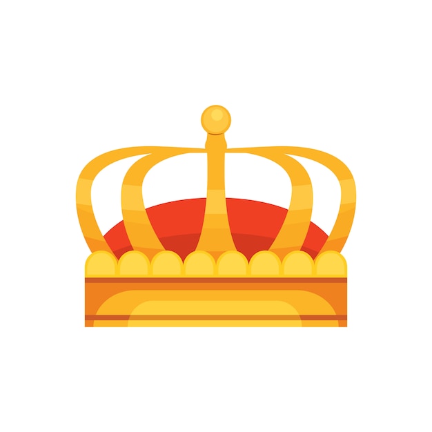 Crown icon award voor winnaars, kampioenen, leiderschap. koninklijke koning, koningin, prinseskroon.