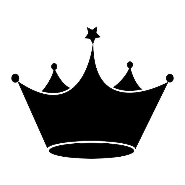 Crown icon logo vector design template