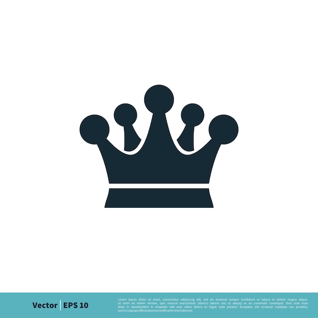 Crown Icon Vector Logo Template Illustration Design Vector EPS 10