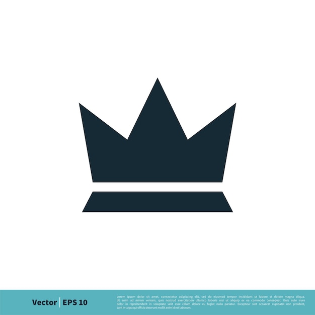 Crown Icon Vector Logo Template Illustration Design Vector EPS 10