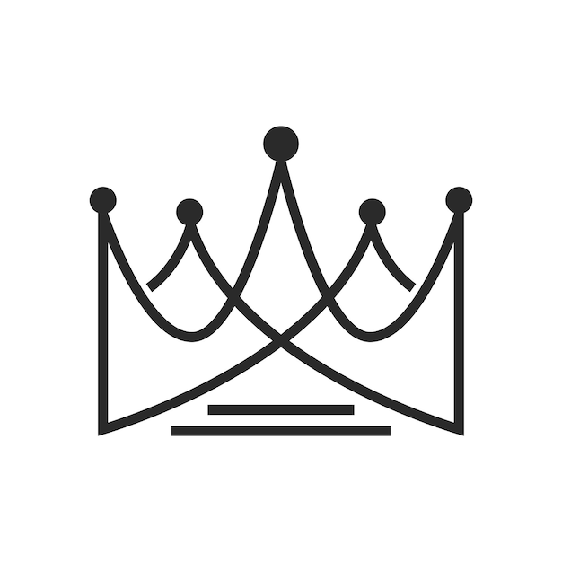 Crown illustration design