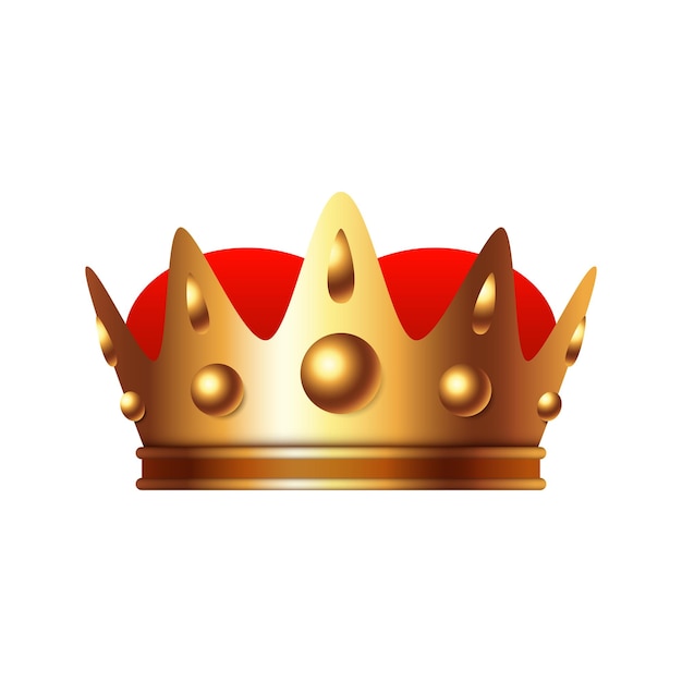 Crown isolated on white background