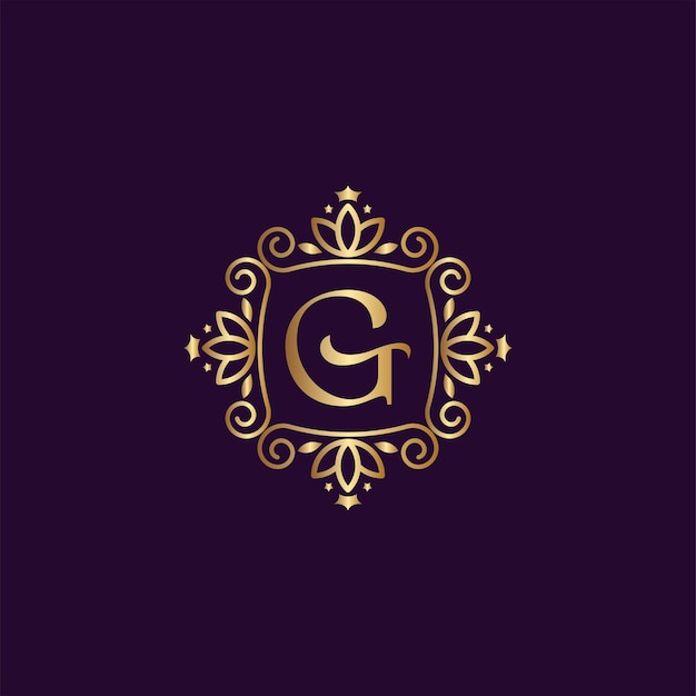 Crown letter leaf g