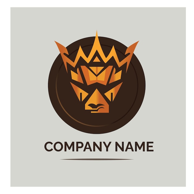 A crown logo for a company called a lion