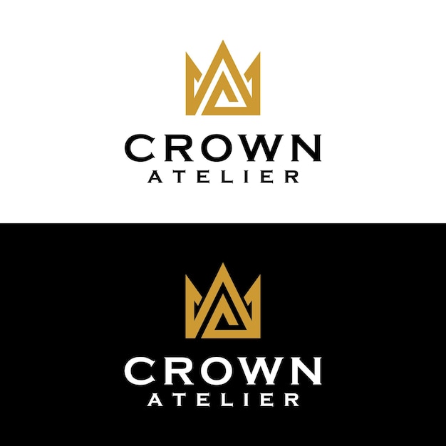 Crown Logo Design Template Download