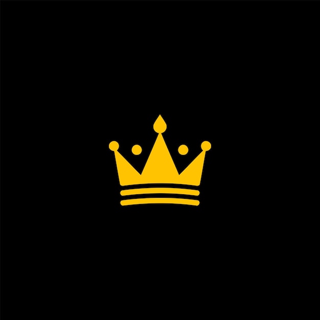 Crown logo design vector template