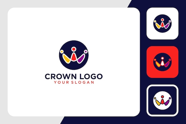 crown logo design with community inspiration