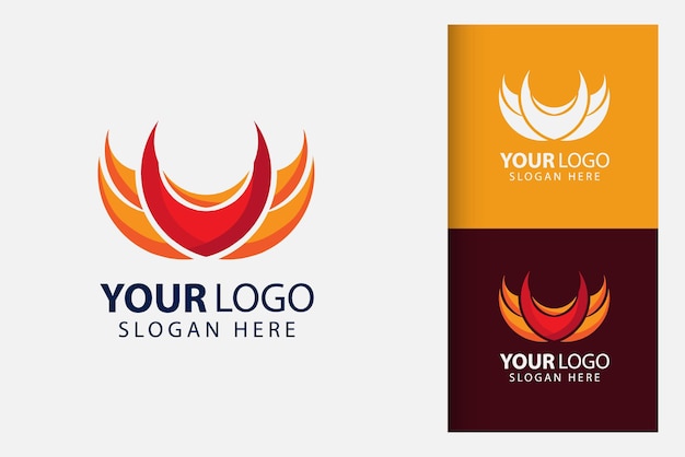 王冠のロゴのアイデアとビジネス ブランディング テンプレート デザインのインスピレーション。