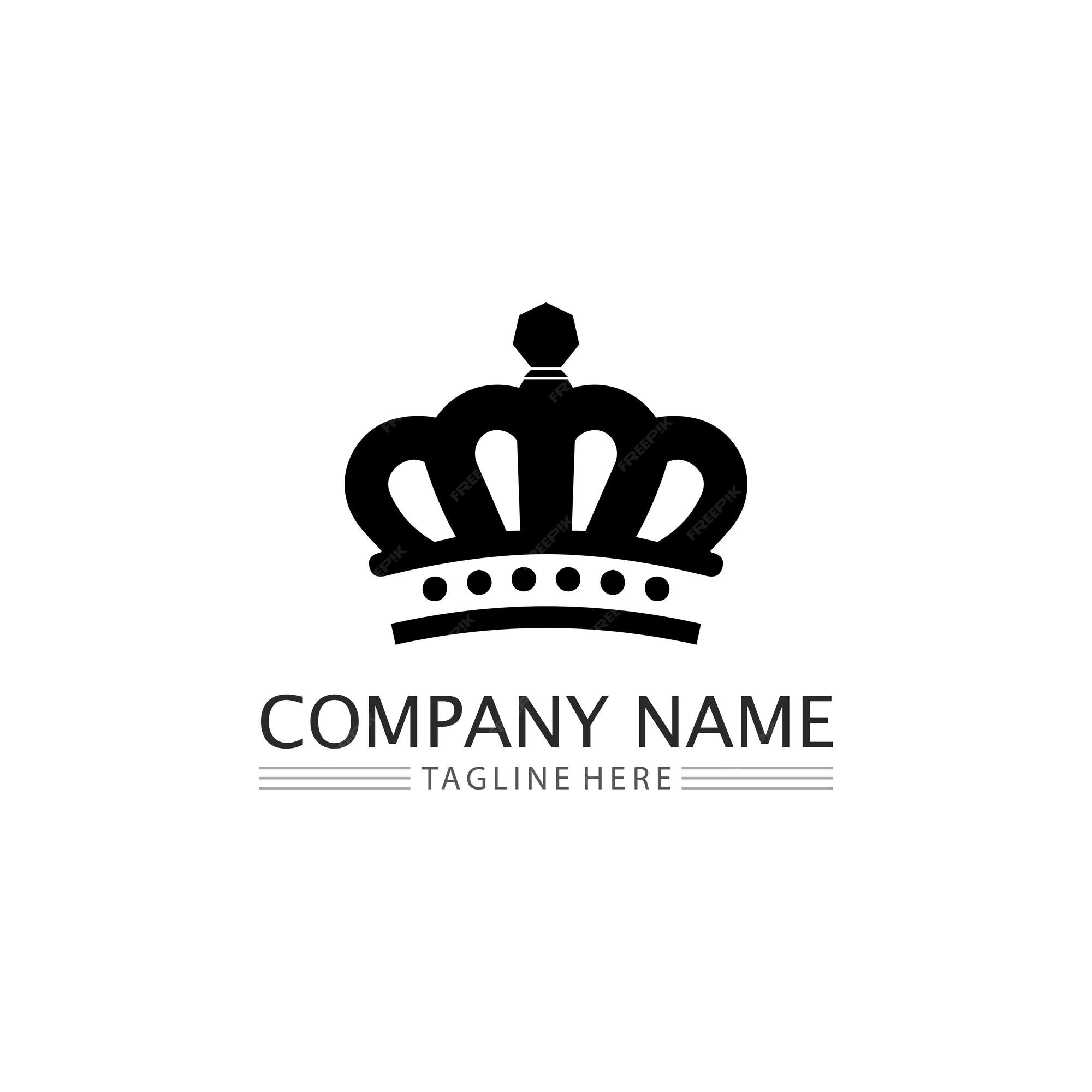 Premium Vector | Crown logo king logo queen logo princess template ...