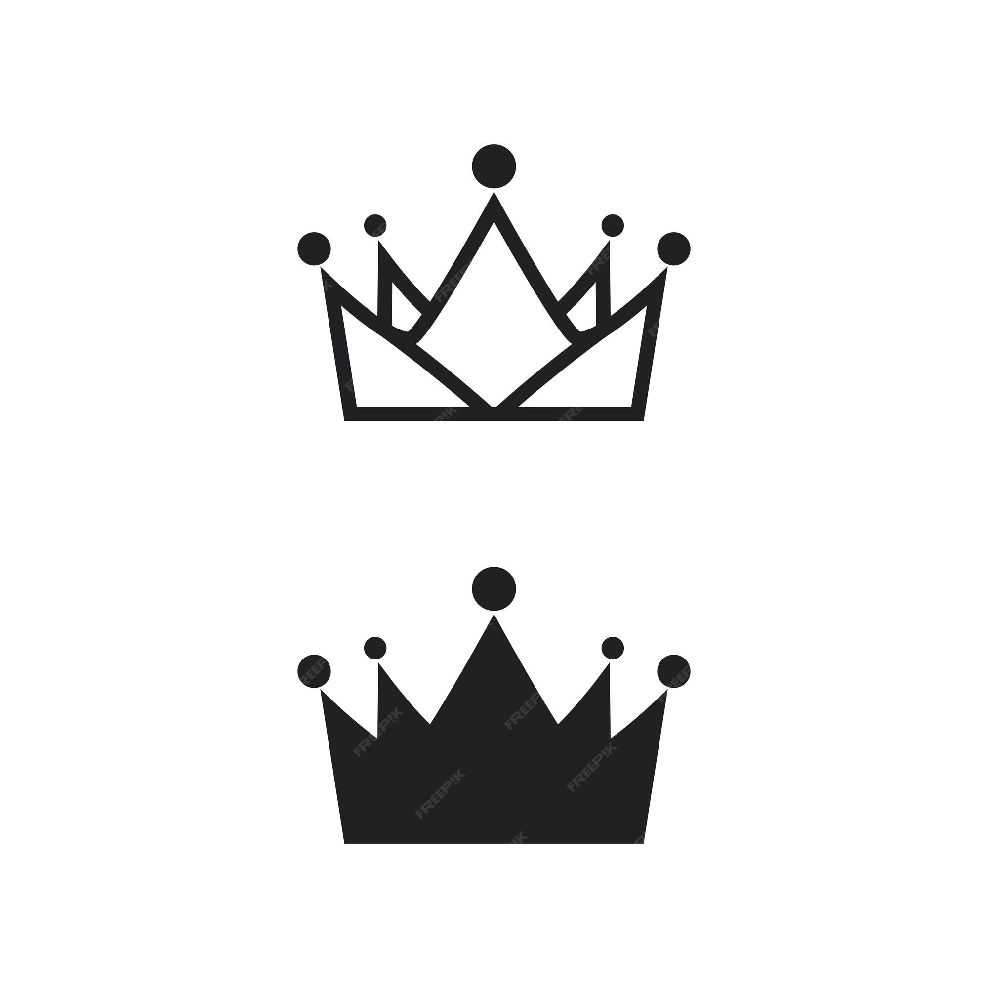 King and Queen Logo Template