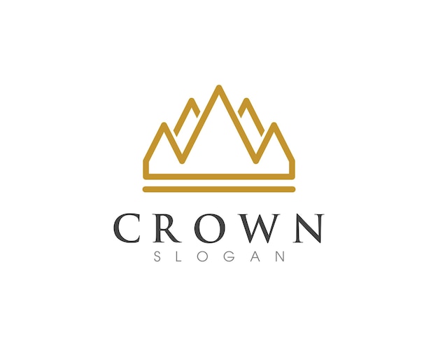 Crown Logo Template vector icon