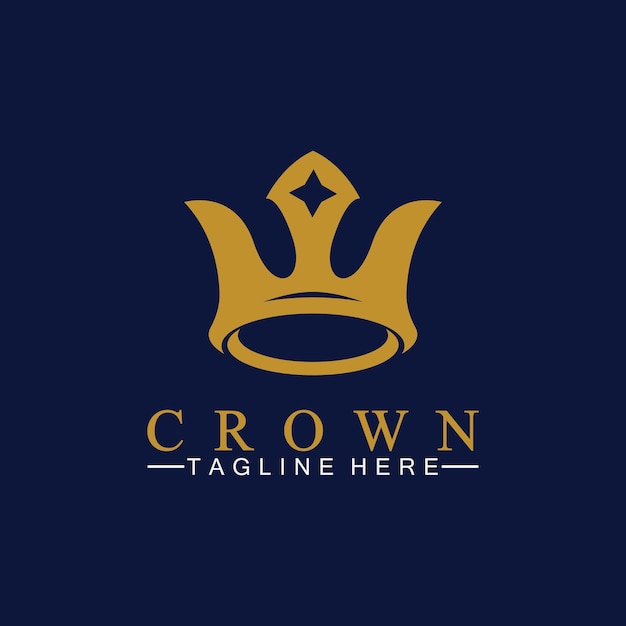 Crown Logo Template vector illustration